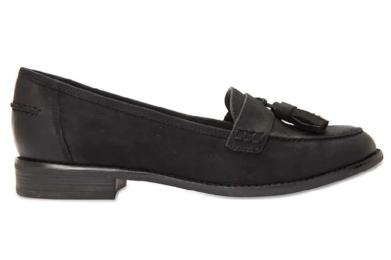 Rapture Loafer in Black Nubuck