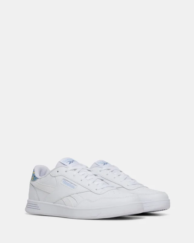 Reebok Court Advance White/White/Bold Cyan