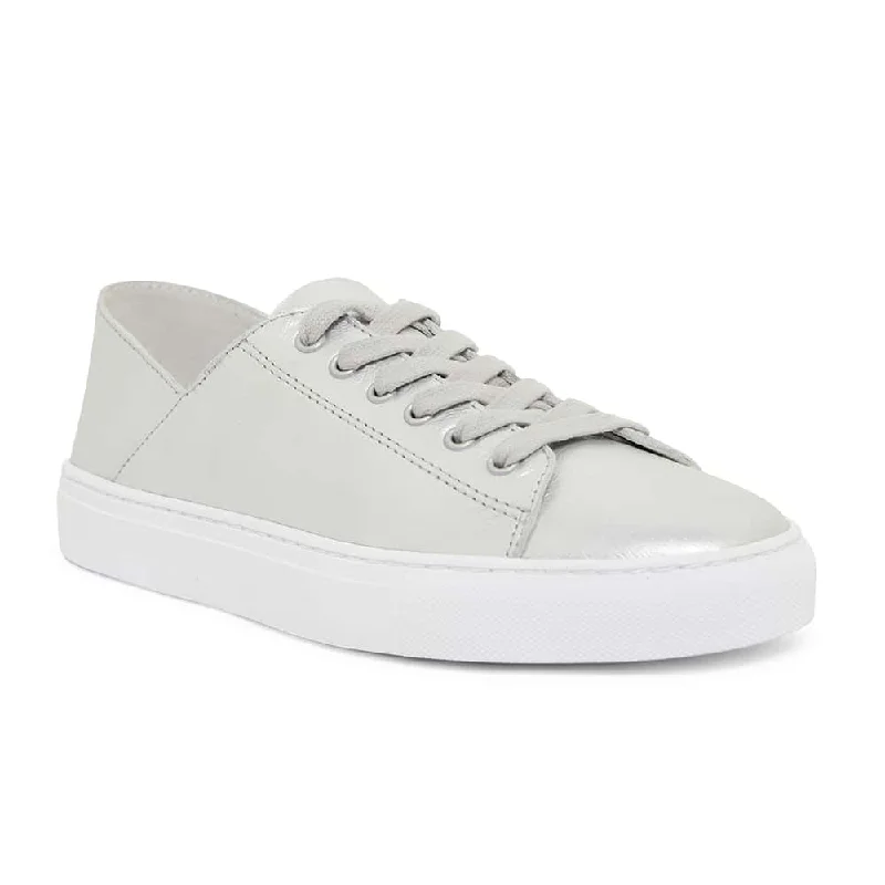 Rialto Sneaker in Silver Metallic Leather