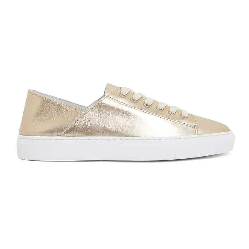 Rialto Sneaker in Soft Gold Leather