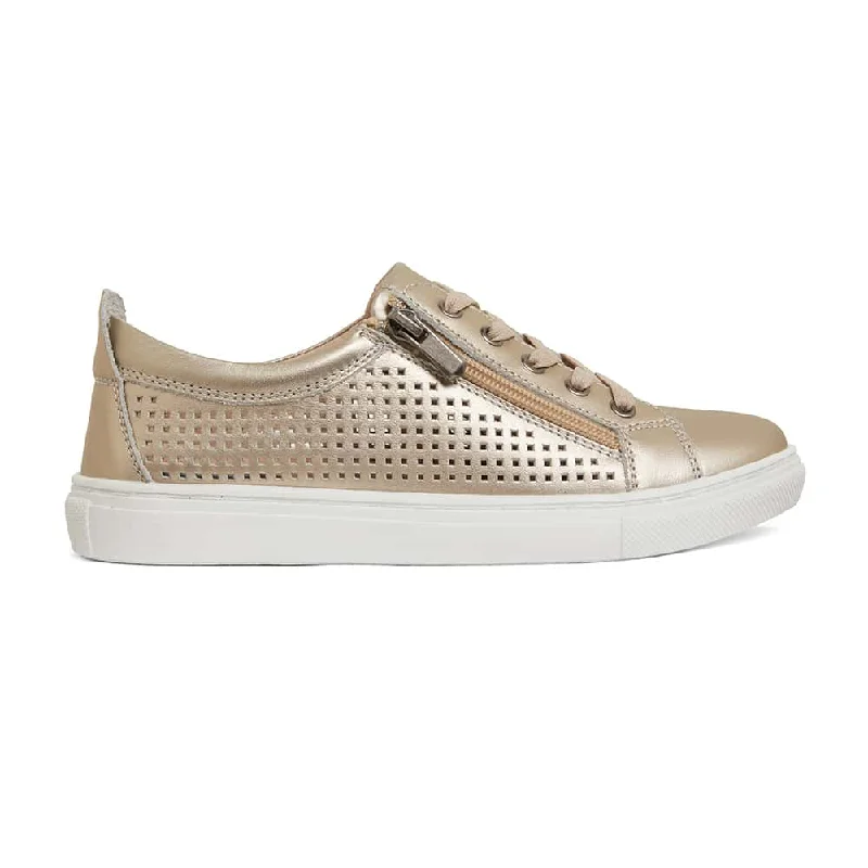 Rio Sneaker in Soft Gold Leather