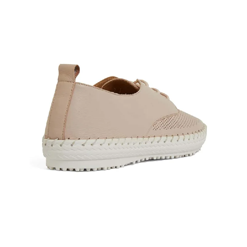 Ripley Sneaker in Blush Leather