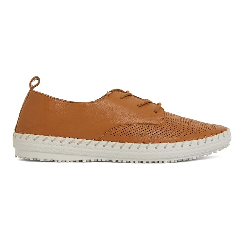 Ripley Sneaker in Tan Leather