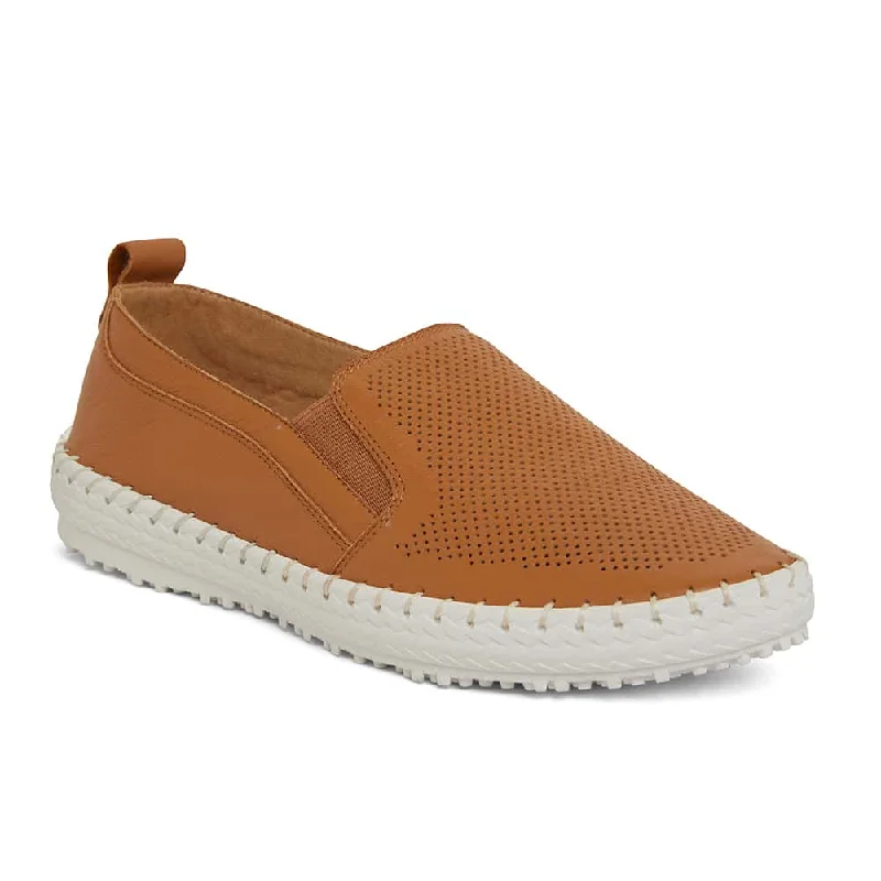 Riva Sneaker in Tan Leather