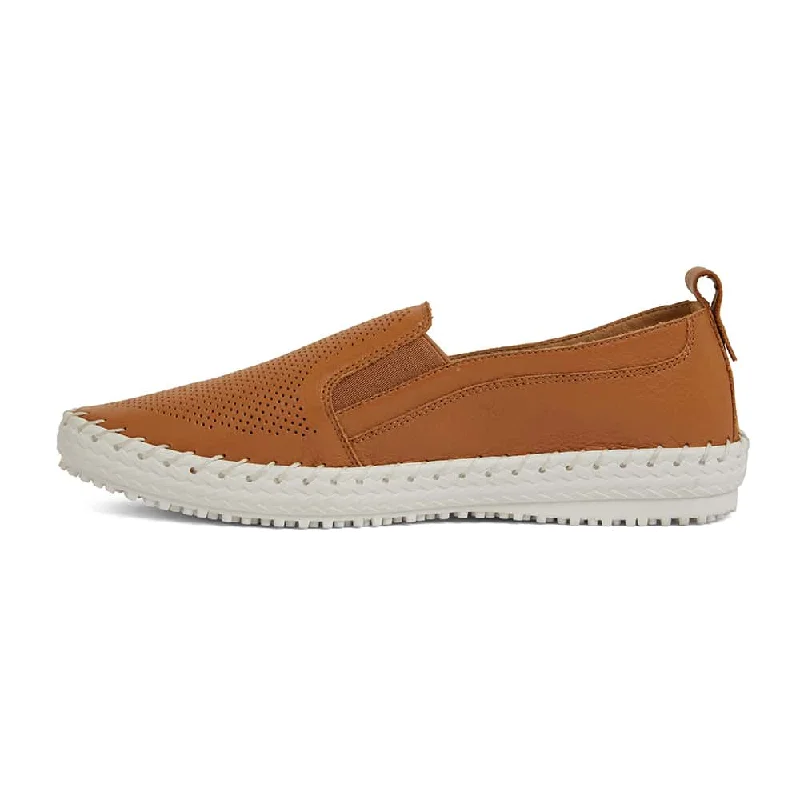 Riva Sneaker in Tan Leather