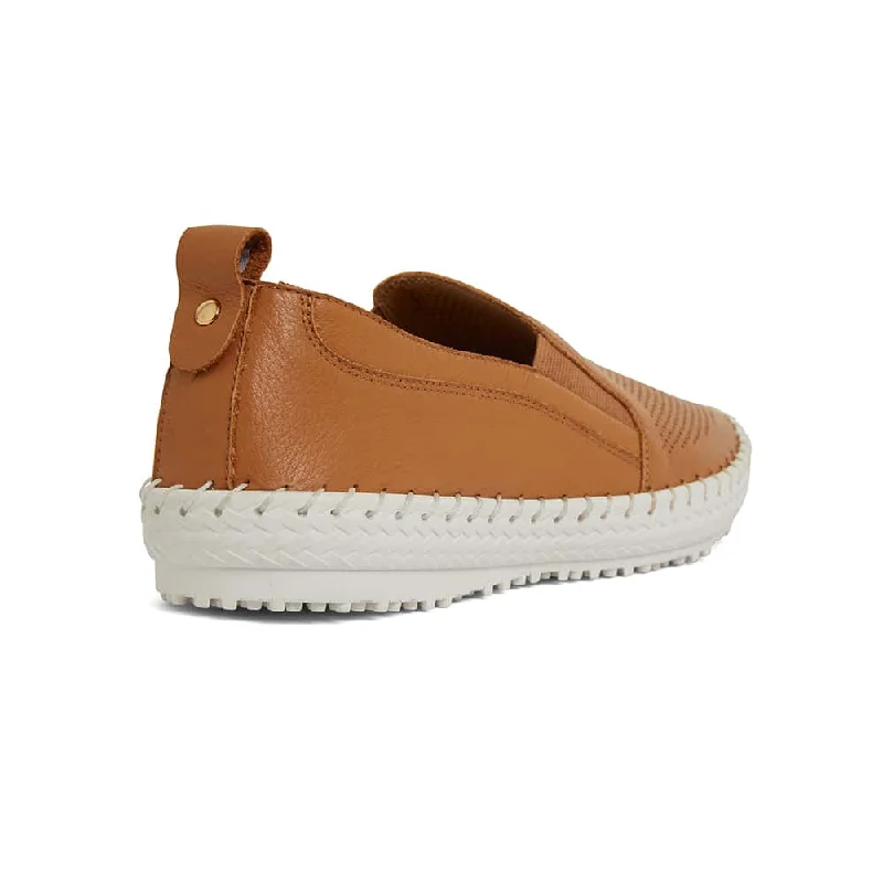 Riva Sneaker in Tan Leather