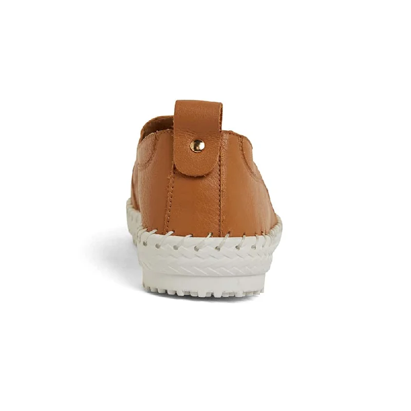 Riva Sneaker in Tan Leather