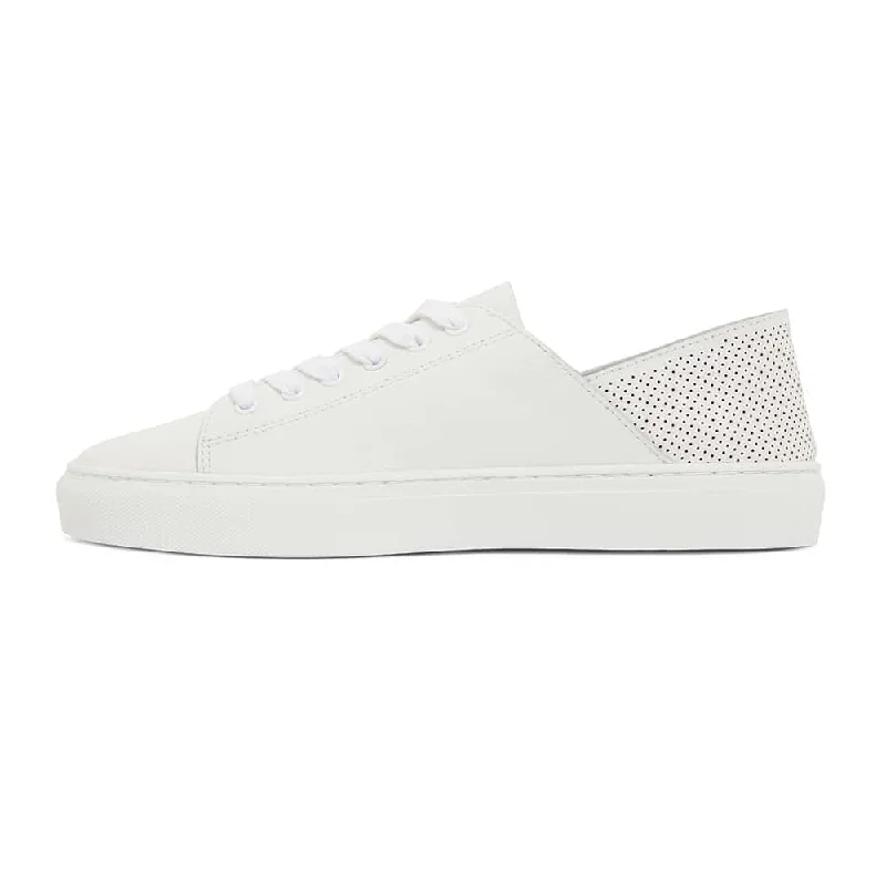 Rocket Sneaker in White Leather