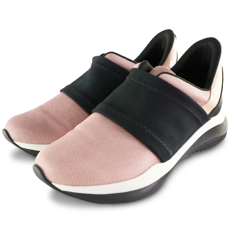 Rose & Black Plain Sneakers for Women (983.001)