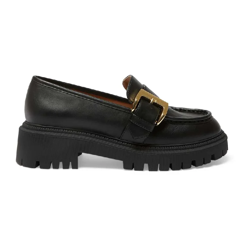 Sammy Loafer in Black Smooth