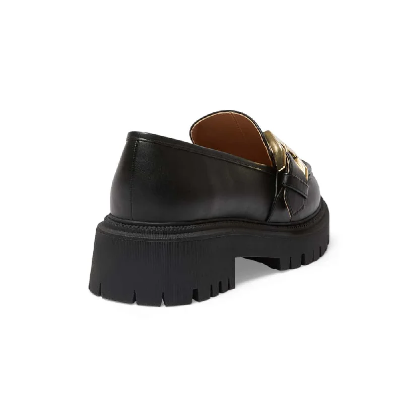 Sammy Loafer in Black Smooth