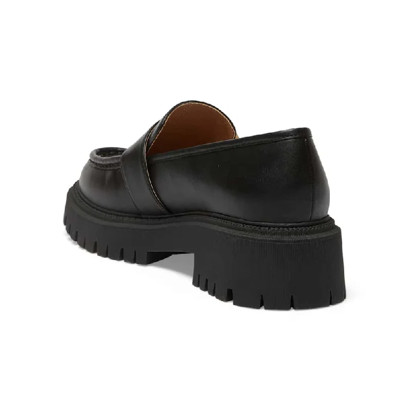 Sammy Loafer in Black Smooth