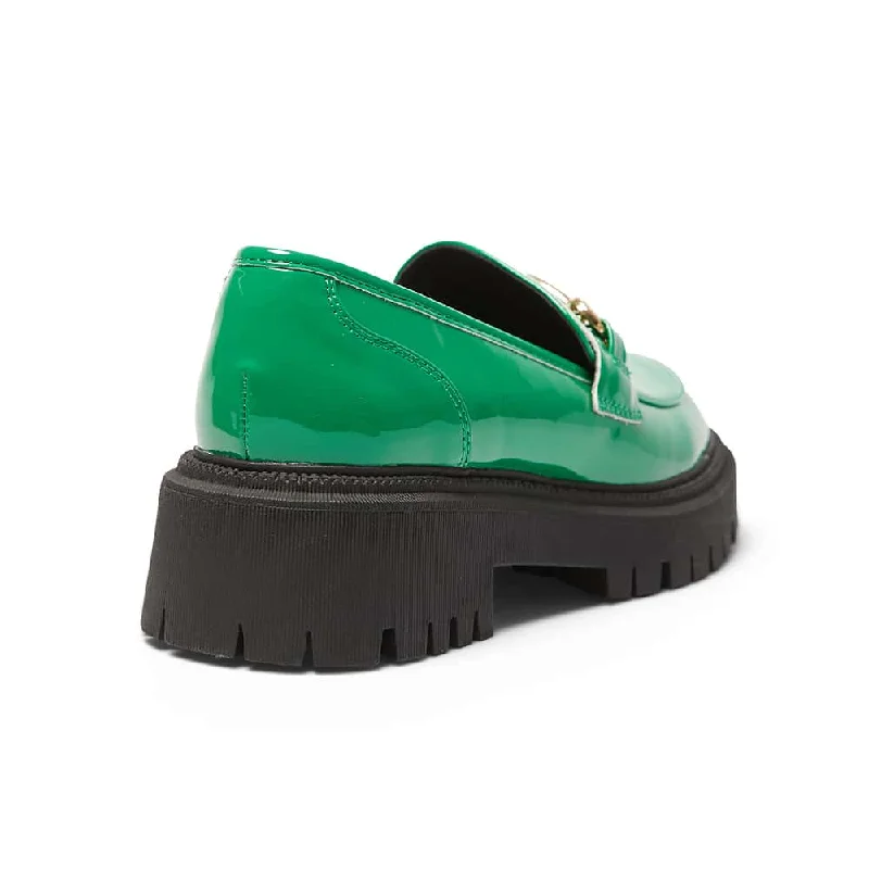 Samuel Loafer in Green Patent Patent