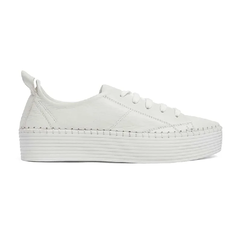 Skipper Sneaker in White Leather