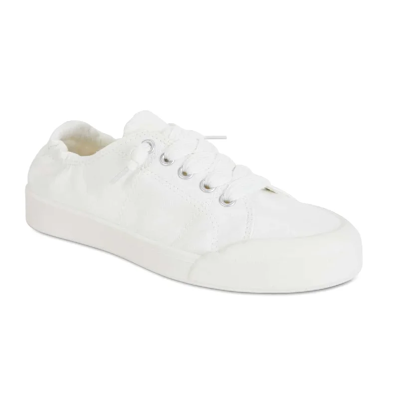 Switch Sneaker in White Canvas