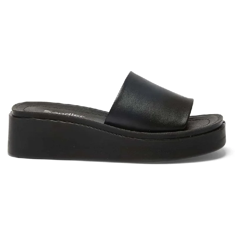 Vandel Slide in Black Smooth