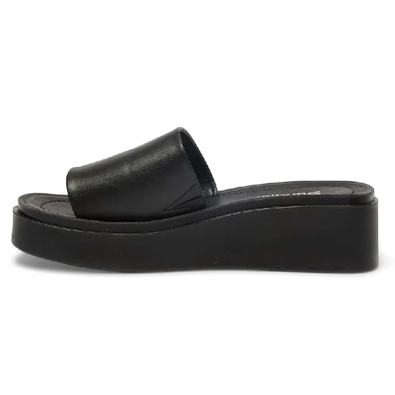 Vandel Slide in Black Smooth