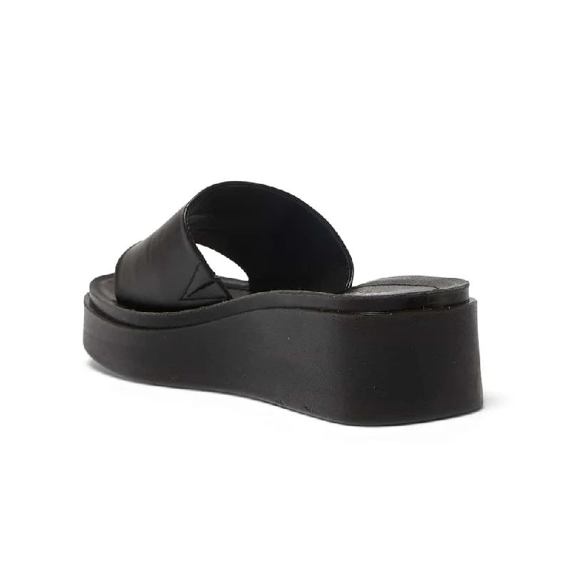 Vandel Slide in Black Smooth