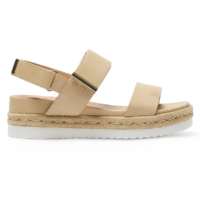 Warner Sandal in Nude Smooth