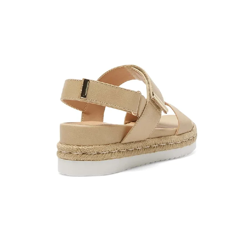 Warner Sandal in Nude Smooth