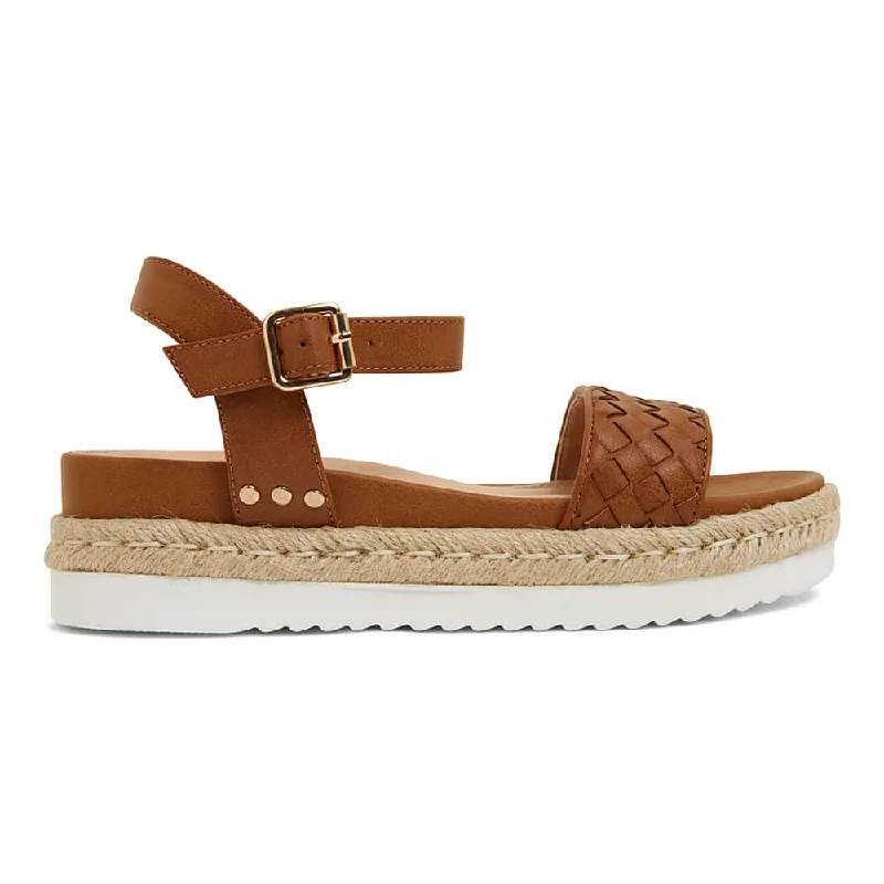 Wattle Espadrille in Tan Smooth