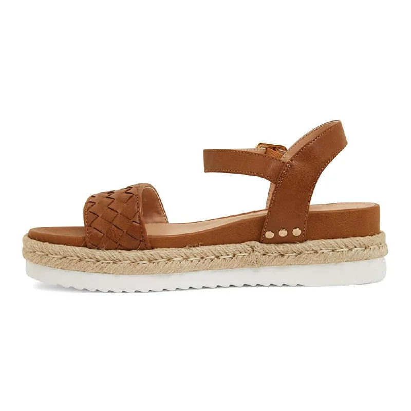 Wattle Espadrille in Tan Smooth