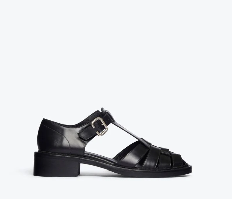 DAHLIA T-STRAP FISHERMAN LOAFER