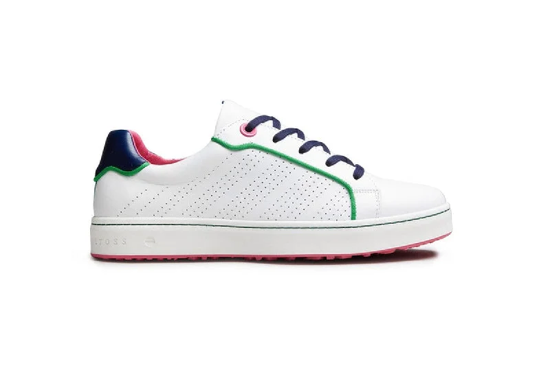 Royal Albartross Hampton Shoe - White/Navy