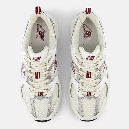 530 Sneaker (Sea Salt + White + Mercury Red)