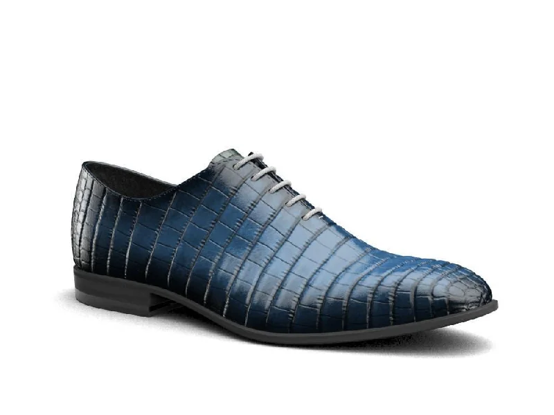 CESARE X DON Official Nile Crocodile Skin- Oxford Shoes