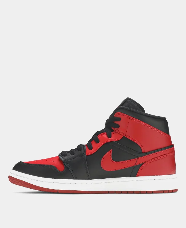 Air Jordan 1 Mid Banned Black Red White