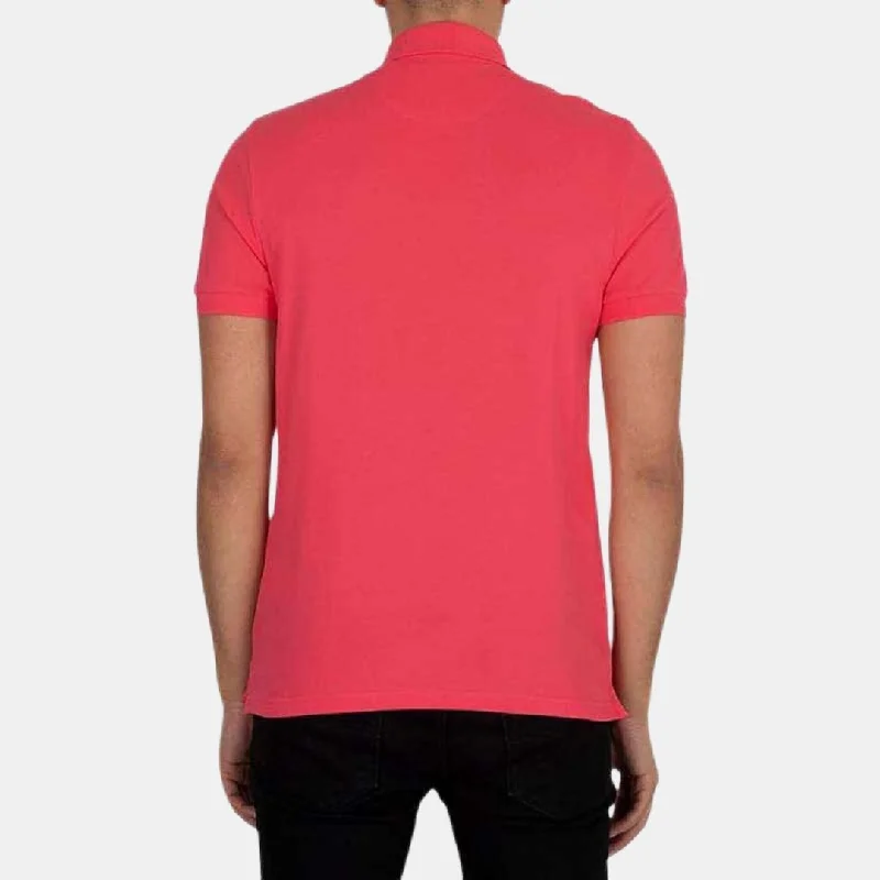 Lyle & Scott Plain Polo Shirt Electric Pink