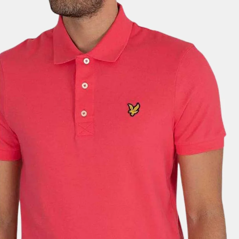 Lyle & Scott Plain Polo Shirt Electric Pink