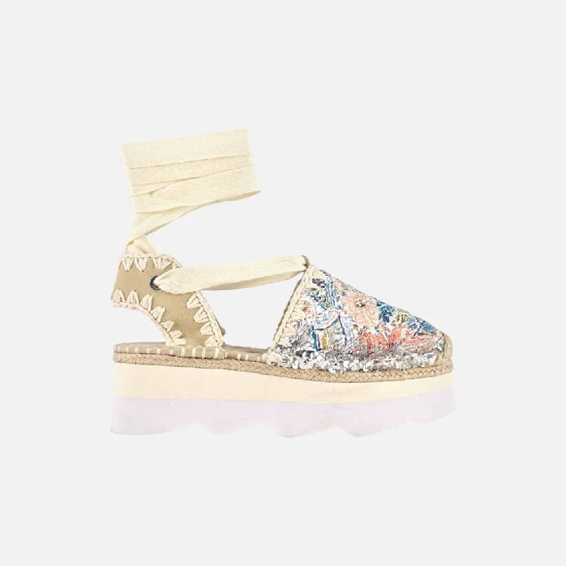 Mou Espa Sandal Sequins Nude