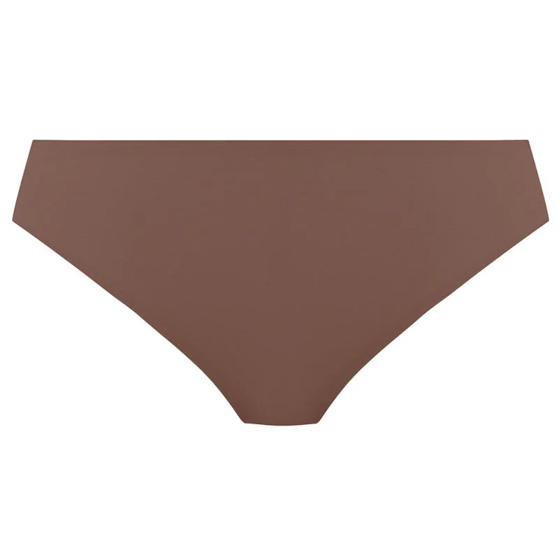 Smoothease Seamless Invisible Stretch Thong Coffee Roast Brown - Fantasie