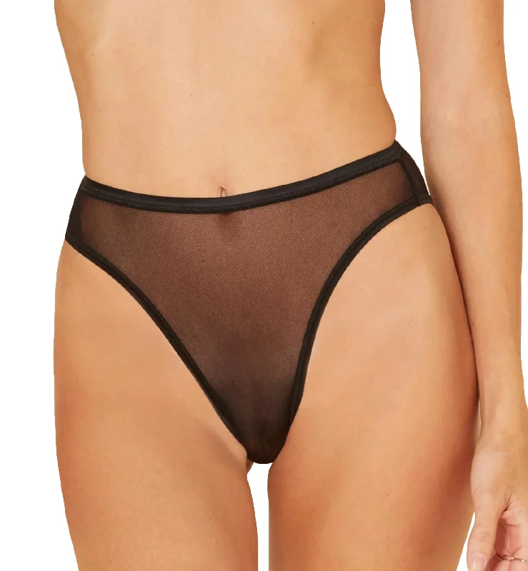 Cosabella Soire Confidence High Waist Bikini Panty (SOIRC0561) - Black