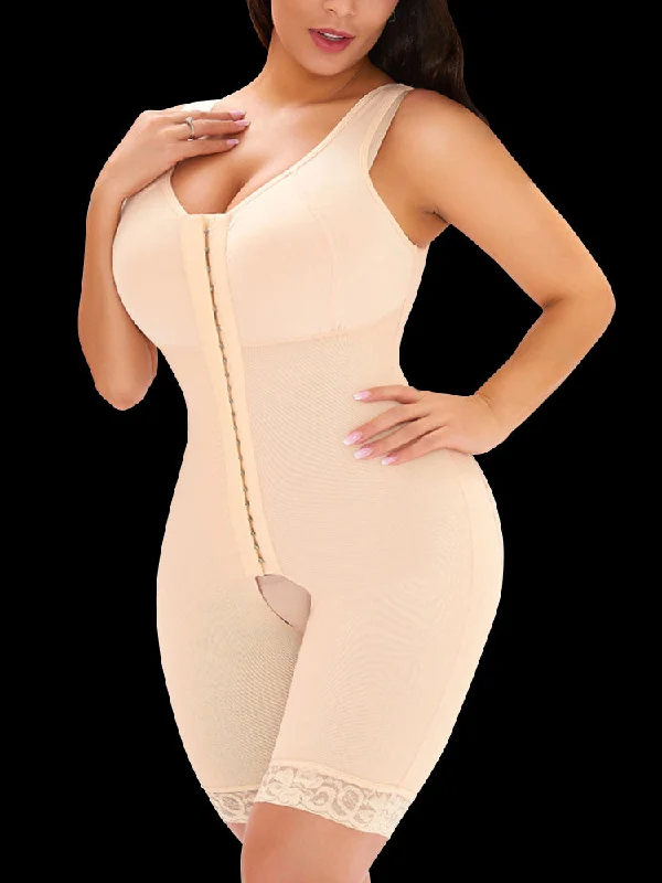 Women's Tummy Control Full Body Shaper Hip Lifter Thigh Slimmer Bodysuit Shapewear