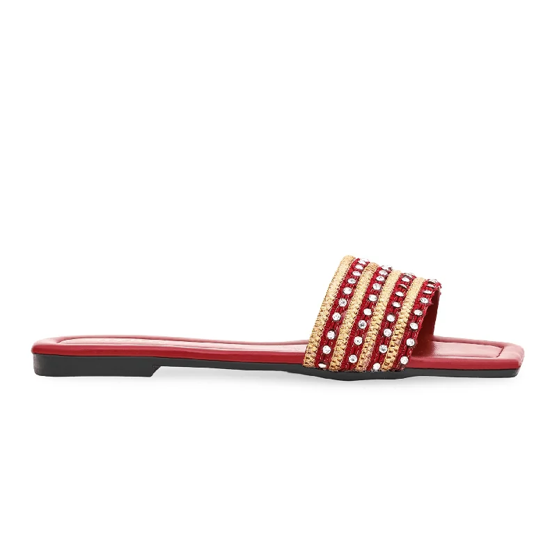 maroon-casual-slipper-cl1632